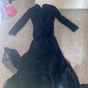 Beautiful black prom dress or for any wedding event